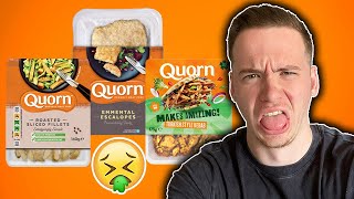 FIRST TIME EATING Quorn PRODUCTS 😍 or 🤮 [upl. by Jayne]