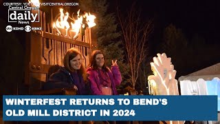 Winterfest returns to Bends Old Mill District in 2024 [upl. by Laven]