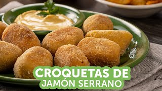 Croquetas de Jamón Serrano  Kiwilimón [upl. by Aneehsal]