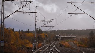 Höstfilm från Malmbanan  Autumn on the Iron Ore Line in Kiruna Sweden 20240912 [upl. by Eedissac]