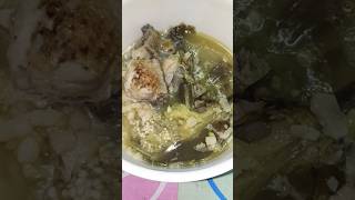 Chicken broth with fermented bambooshoot ytshorts ytviral Obis tribal foodways [upl. by Margaux]