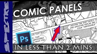 Super Quick Comic Panel Tutorial [upl. by Oitaroh187]