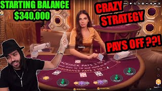 CRAZY STRATEGY   PAYS OFF Roshtein HighStakes BlackJack [upl. by Holladay]