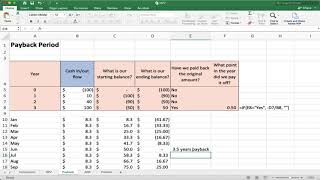 Calculating NPV Payback and ARR in Excel [upl. by Arualana]