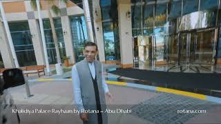 Khalidiya Palace Rayhaan by Rotana Hotel in Abu Dhabi United Arab Emirates [upl. by Lev]