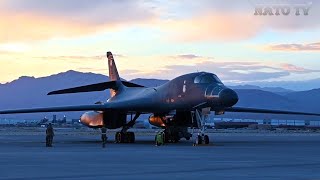 B1B Lancer 37th Bomb Squadron Participates in Red Flag [upl. by Kemeny]