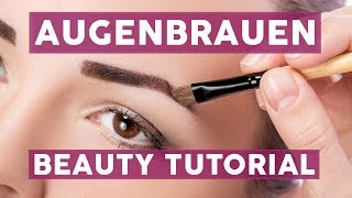 AugenbrauenPuder richtig auftragen ☺️ BEAUTY [upl. by Neveda]