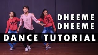 Dheeme Dheeme Dance Tutorial  step By Step  Vicky Patel Choreography [upl. by Naved257]