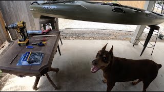 How to Install A Kayak Anchor Trolley The Easy Way Yak Gear Detailed Step by Step Install [upl. by Ylrebmik]