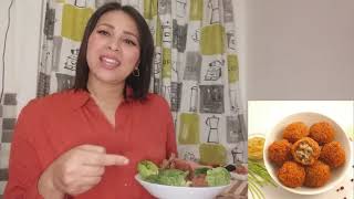 Recette holanda 🥩 🇱🇺Bitterballen🔔وكيفية التخزين🌡❄ 🇱🇺 🥩هولندا طريقة 😋تحضير كورات اللحم [upl. by Worra]