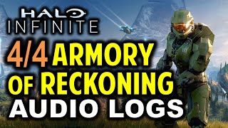 Armory of Reckoning All Audio Logs Location  Halo Infinite Collectibles Guide [upl. by Grimes423]