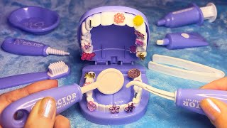 ASMR Dentist Checkup RP Whispered Plastic Sounds [upl. by Lombardo]