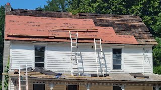 Roof repairs have finally started  1830s Farmhouse Renovations [upl. by Oster]