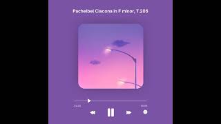 Pachelbel Ciacona in F minor T 206 [upl. by Imarej]