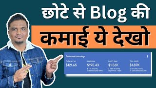 Blog से इतनी कमाई पहली बार देखा 😱😱  1st Time Micro Niche Blogger Reveal His Google AdSense Income [upl. by Thain]