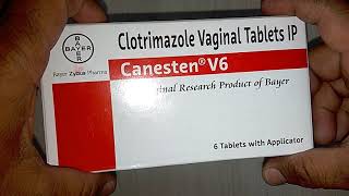 Canesten V6 Vaginal Tablets review in Hindi [upl. by Weywadt242]