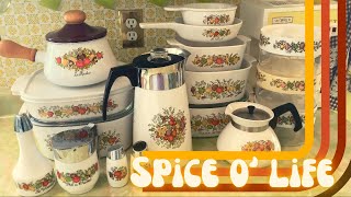 VINTAGE CORNINGWARE SPICE OF LIFE COLLECTION [upl. by Niehaus]