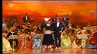 André Rieu and Barbara Wussow Clog Dancing [upl. by Weatherby]