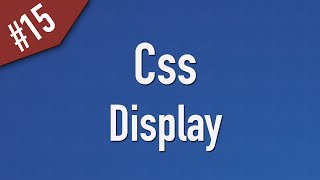 Learn Css in Arabic 15  Display  Inline  Block  None  InlineBlock [upl. by Zwiebel]