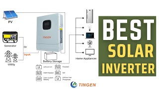 Best Solar Hybrid Inverter  Grid Inverter 5KW 5000W 48V Solar Hybrid Inverter Review [upl. by Schnur792]