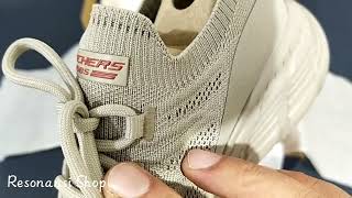 SKECHERS BOBS B FLEX HI  LEVELED GROUND TAUPE  SNEAKERS FOR WOMEN  UNBOXING [upl. by Anwadal393]