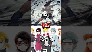 Neji Hyuga Genin VS Genins Boruto amvanime shorts naruto amvs boruto narutoshippuden [upl. by Naxor]