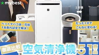 【空気清浄機】おすすめ人気ランキング全51商品！全部比べてみました！【シャープ】【ダイキン】【Acer】 [upl. by Trent]