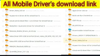 All Mobile Drivers Download  Drivers Download  Drivers Download link [upl. by Collie]