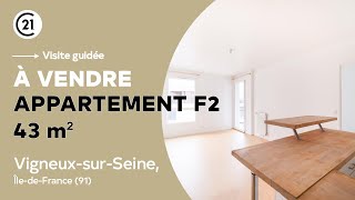 Appartement F2 43 m² à vendre  VigneuxsurSeine ÎledeFrance 91  Century 21 Optimmo [upl. by Dana]