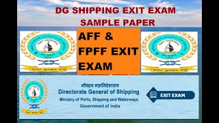 FPFFAFF EXIT EXAM QUESTIONS AND ANSWERS [upl. by Ezarra]