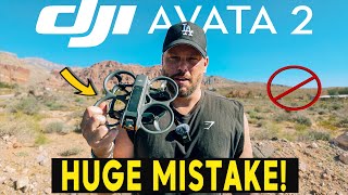 DJI AVATA 2  CHANGE THIS 1 SETTING NOW DJI Fly Firmware Issue [upl. by Machutte96]