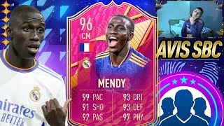 FIFA 22  AVIS SBC  FERLAND MENDY 96  FUTTIES ULTIME PREMIUM  17 TEAM  LE 3 AOUT OK EA [upl. by Noslen]