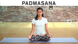 How to do Padmasana  Lotus Pose [upl. by Deden787]