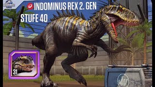 Jurassic World Das Spiel 267 Indominus Rex Gen2 Lvl40 GerHD  Marcel [upl. by Anelej]