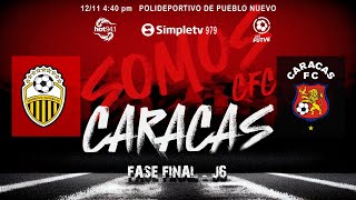 🎙🔴⚫EN VIVO Deportivo Táchira FC vs Caracas FC  Fase Final  J6  Liga Futve 2023 CIRCUITO OFICIAL [upl. by Lyrpa]