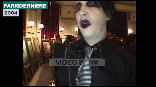 Extrait archives M6 Video Bank  Marilyn Manson  Paris Dernière 2004 [upl. by Eenafit239]