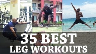 Calisthenics Leg Workout Motivation  35 Exercise VariationsRoutines [upl. by Jovita54]