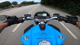 PURE SOUND of the MV Agusta Brutale FM Projects Exhaust [upl. by Llij716]