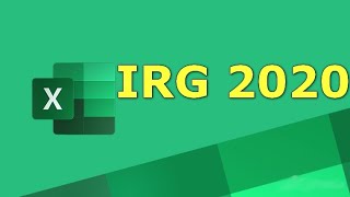 IRG 2020 Complément pour Excel اضافة لحساب الضريبة في اكسال [upl. by Bilow111]