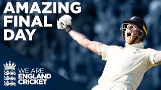 Headingley Final Day HIGHLIGHTS  Incredible Ben Stokes Wins Match  The Ashes Day 4 2019 [upl. by Yeniffit]