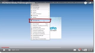 WERBAS Modul Fahrzeugtermine [upl. by Ammann]