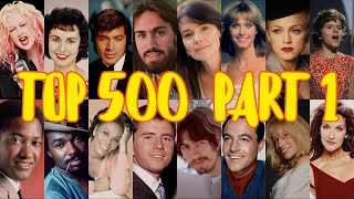 500 Greatest Songs Ever Part 1 [upl. by Hisbe]