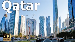 Qatar 2024  Driving Tour in 4K [upl. by Nilhtac]