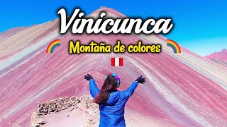 VINICUNCA REABIERTA La montaña de Colores 🌈 mas famosa de Perú  CUSCO 2022 [upl. by Naamana]