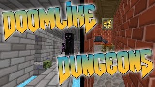 DOOMLIKE DUNGEONS Dungeons Como Las Del Juego Doom  Minecraft Mod 19189181710172 [upl. by Schlicher]