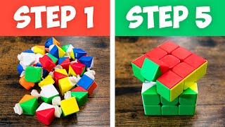 Assemble ANY 3x3 Rubiks Cube  Beginner Tutorial [upl. by Aihsotan641]