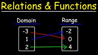 Relations and Functions  Algebra [upl. by Almira]