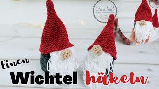 Einen Wichtel für Weihnachten häkeln  Einfacher Amigurumi Wichtel  Super süß und schnell [upl. by Odessa28]