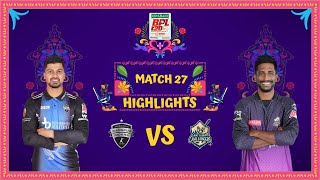 Match 27  Highlights  Rangpur Riders vs Chattogram Challengers [upl. by Silber]