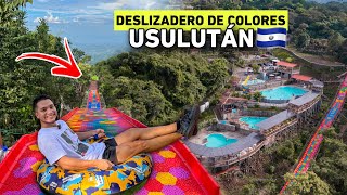 Así es el PRIMER DESLIZADERO de COLORES en USULUTÁN 🇸🇻😱 Berlín Pool Party [upl. by Schlenger]